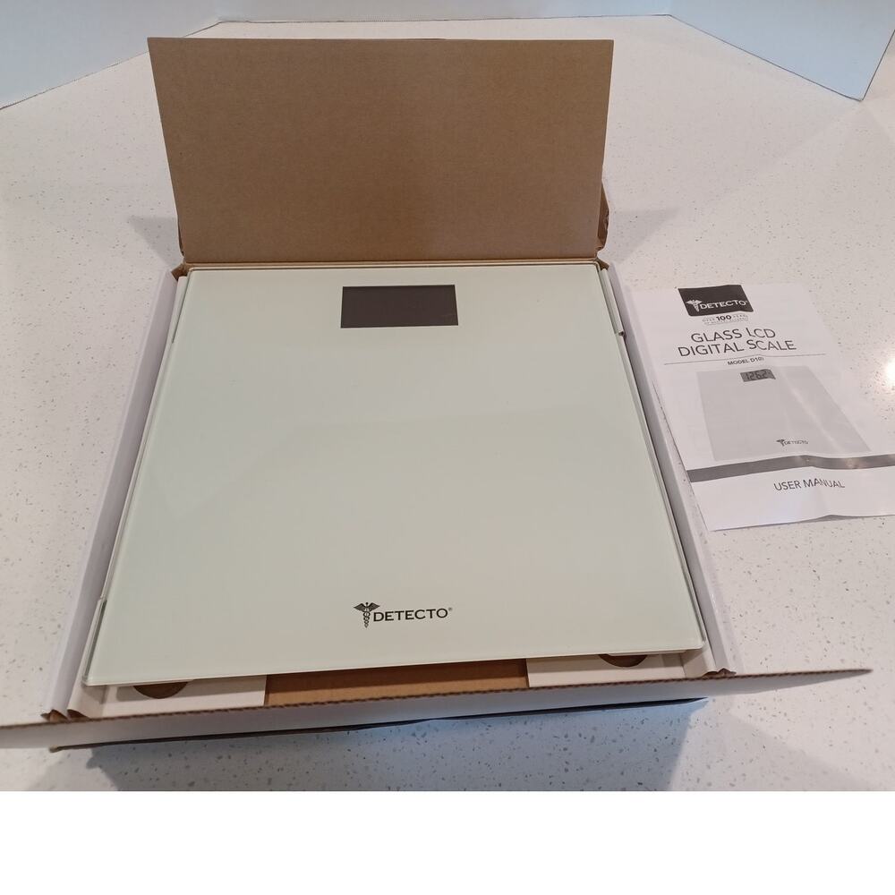 Detecto Glass LCD Digital Scale - Picture 2 of 8